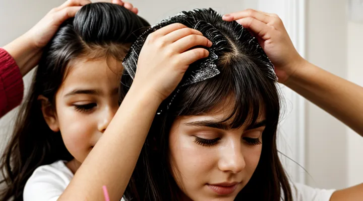 How long should dichlorvos be left on the head to kill lice?