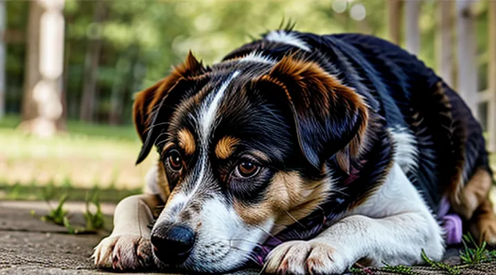 How many days after a tick bite do symptoms appear in a dog?