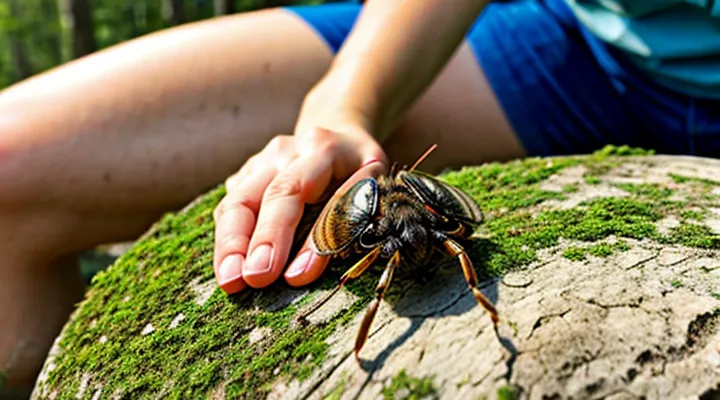 How many days after a tick bite does erythema appear?