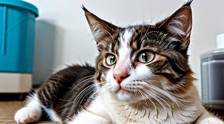 How many days are required between repeat flea treatments for cats?