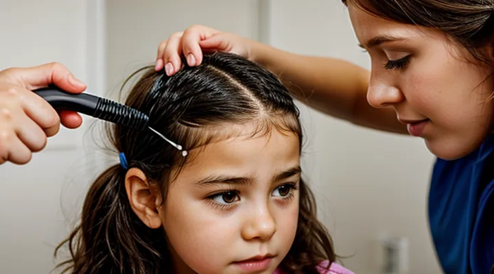 How many days does it take to clear lice from the head?