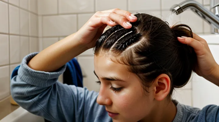 How many days of not washing hair lead to lice infestation?