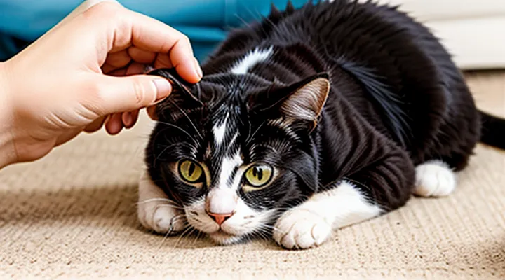 How many days should pass before reapplying flea drops to a cat?