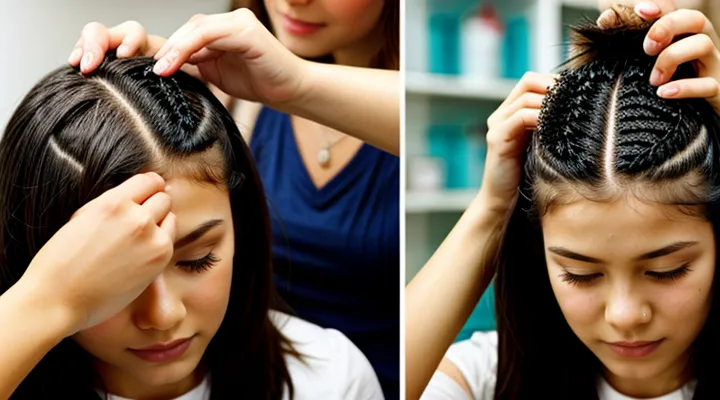 How many lice can be on a head?