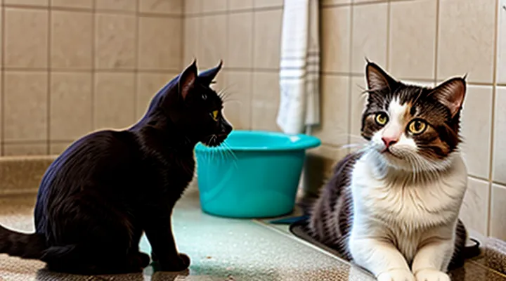 How often can a cat be washed for fleas?