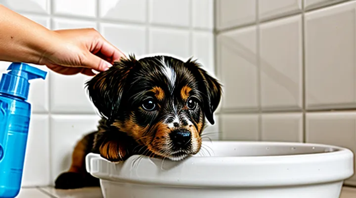 How often can a puppy be washed with flea shampoo?