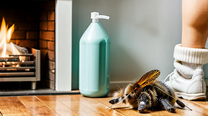 How quickly can fleas be eliminated from a house using folk remedies?