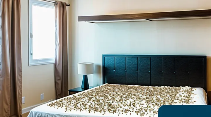 How quickly do bedbugs multiply after entering an apartment?