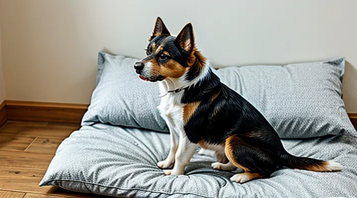 How should a dog's bedding be treated for fleas?