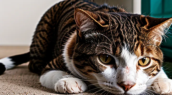 How should a flea collar be fastened on a cat?