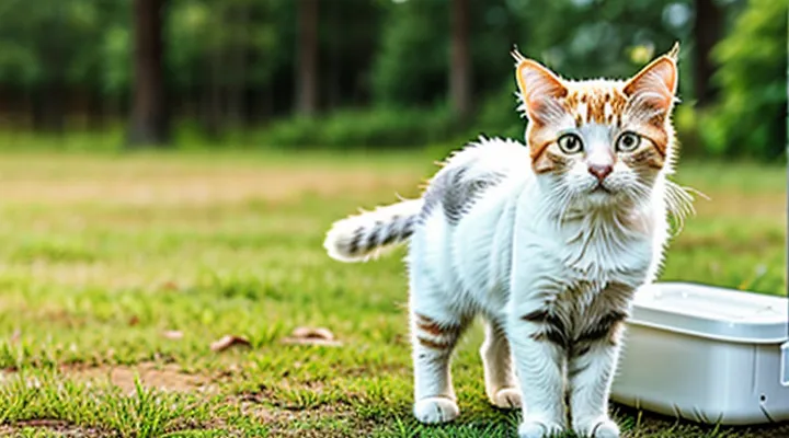 How should cats be treated for fleas and ticks?