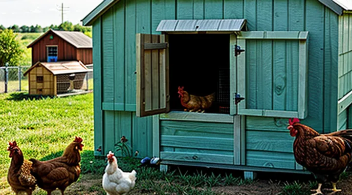 How should chickens and a chicken coop be treated for fleas?