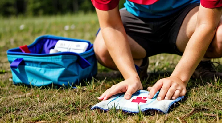 How should first aid be administered for a tick bite in humans?