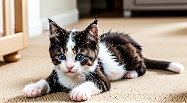 How should flea drops be applied to kittens?