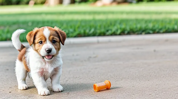 How should I apply flea drops to a puppy?