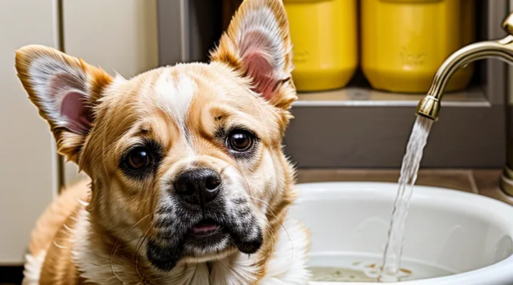 How should I properly wash a dog for fleas?