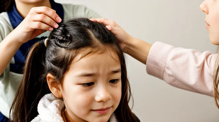How should I treat a head for lice at home?