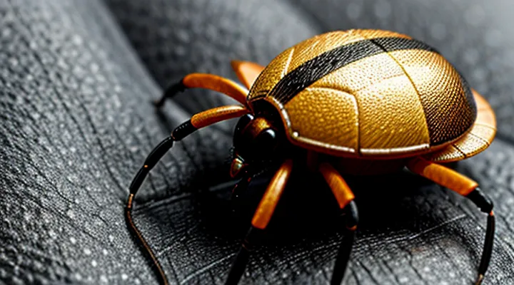 How should one properly act upon finding a tick on the skin?