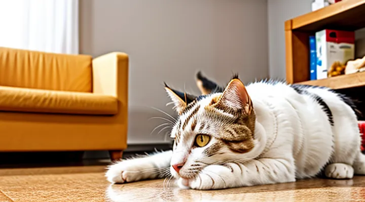 How should you properly treat a cat for fleas and worms?