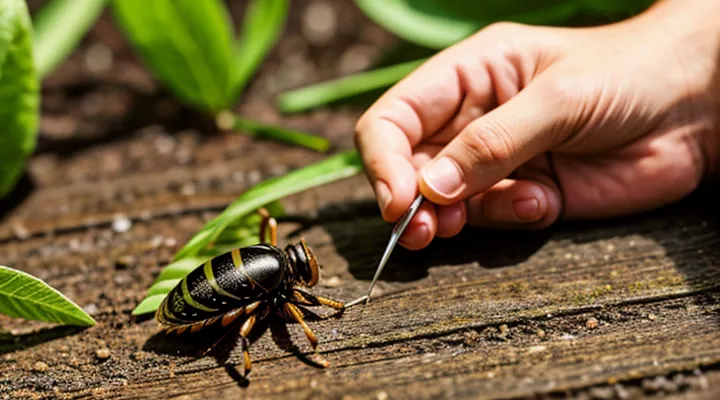How to act if a tick is not fully removed from a person?
