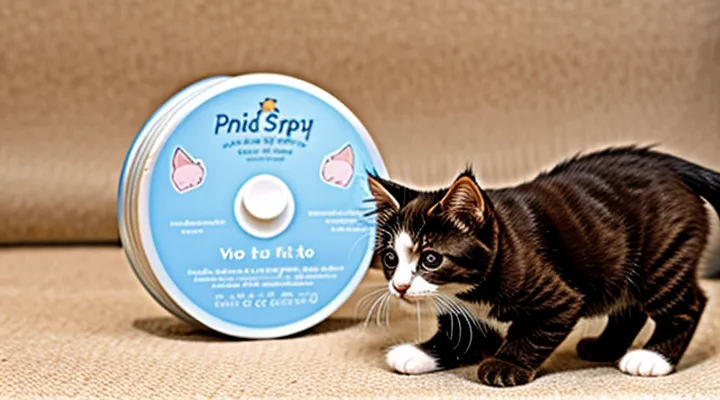 How to apply flea drops to a kitten?