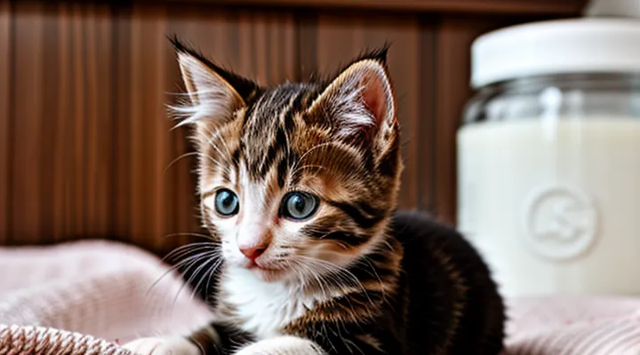 How to clean a kitten's ears of ear mites?