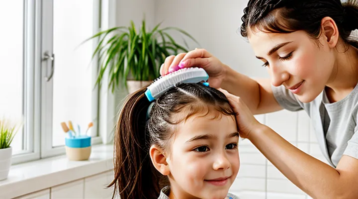 How to clean the head of lice at home?