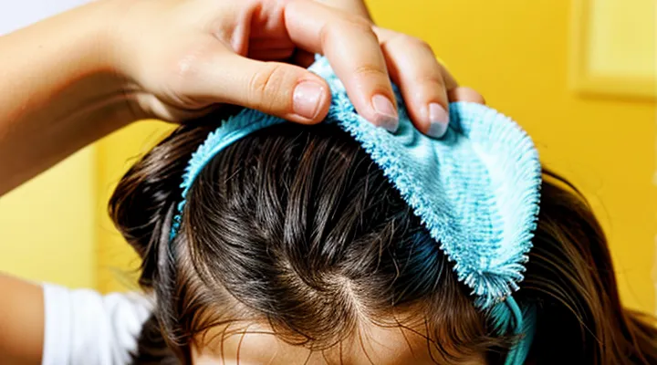 How to comb out lice without a comb?