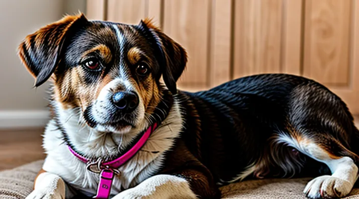 How to correctly put on a flea collar on a dog?