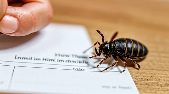 How to correctly remove a small tick?