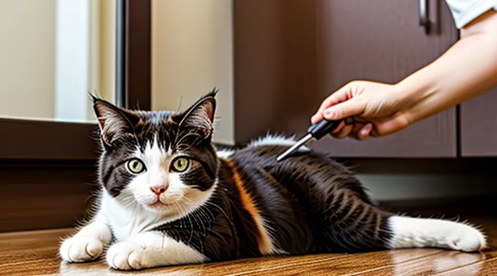 How to correctly treat a cat for fleas?