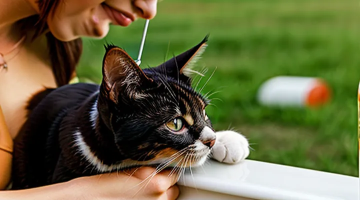 How to correctly use flea and tick drops on cats?