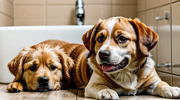 How to correctly wash a dog with flea shampoo?