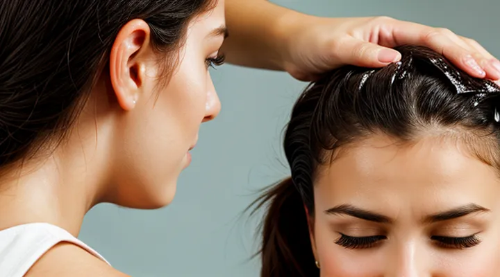 How to determine if there are lice on the head?