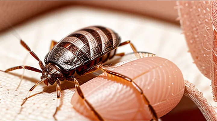 How to distinguish a female bedbug from a male?