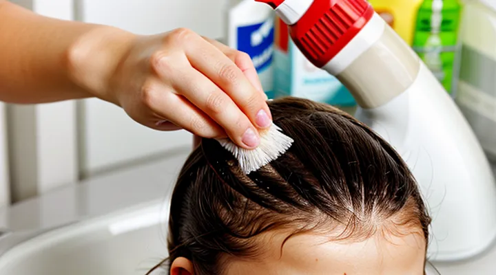 How to effectively clean the head of lice?