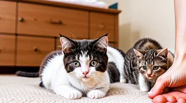 How to eliminate fleas from a nursing cat and newborn kittens?