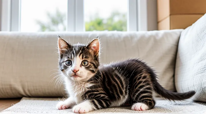 How to eliminate fleas on a two‑week‑old kitten?