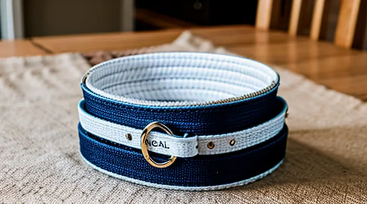 How to fasten a flea collar?