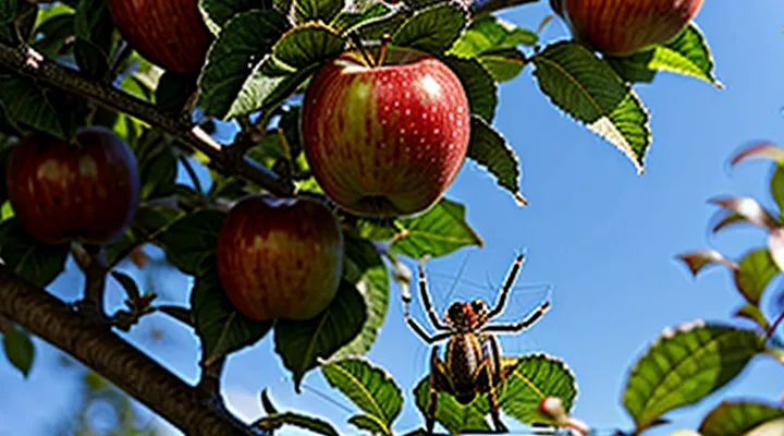 How to fight spider mites on an apple tree?