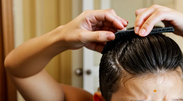 How to find out if there are lice on the head?
