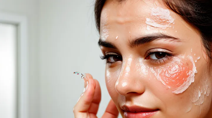 How to get rid of a skin mite on the face?