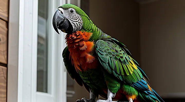 How to get rid of fleas on a parrot?