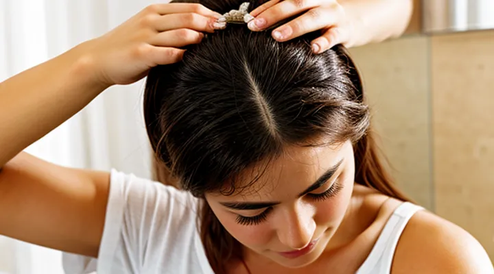How to get rid of fleas on the head?