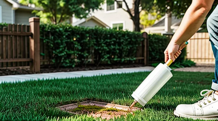 How to get rid of ground fleas on a yard?