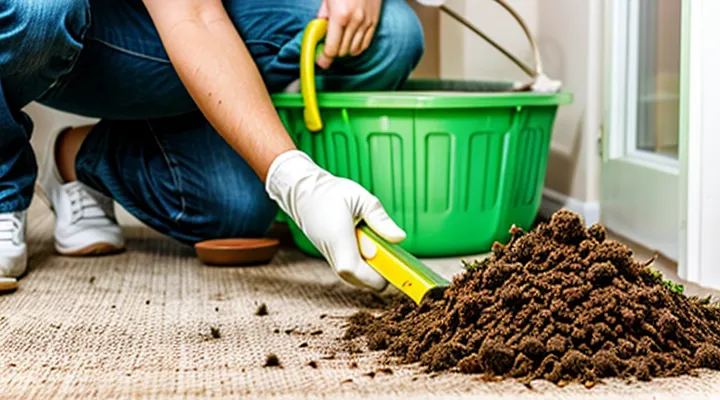 How to get rid of soil fleas in a house?