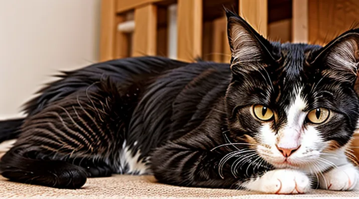 How to identify ear mite in a cat?