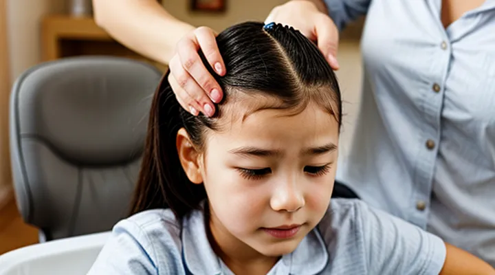 How to independently detect lice on the head?