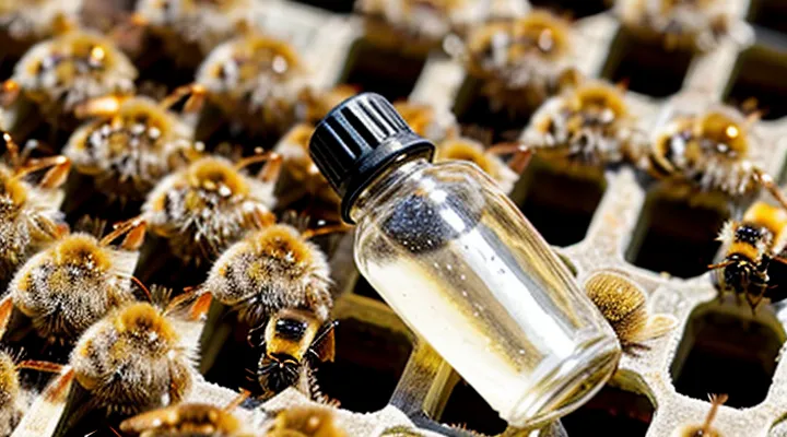 How to prepare an oxalic acid solution for treating bees for mite infestations?
