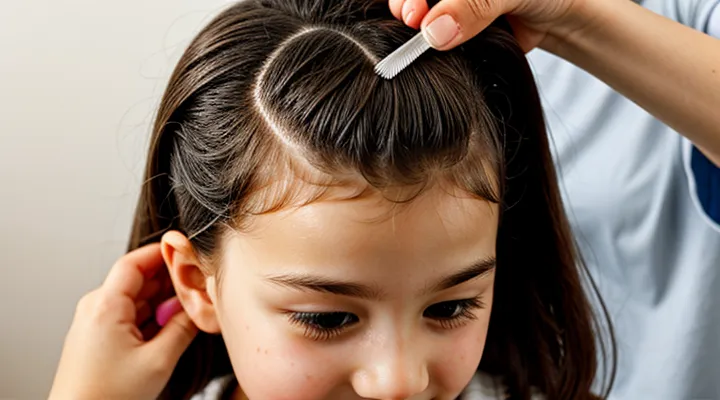 How to properly comb out lice: technique and tips?
